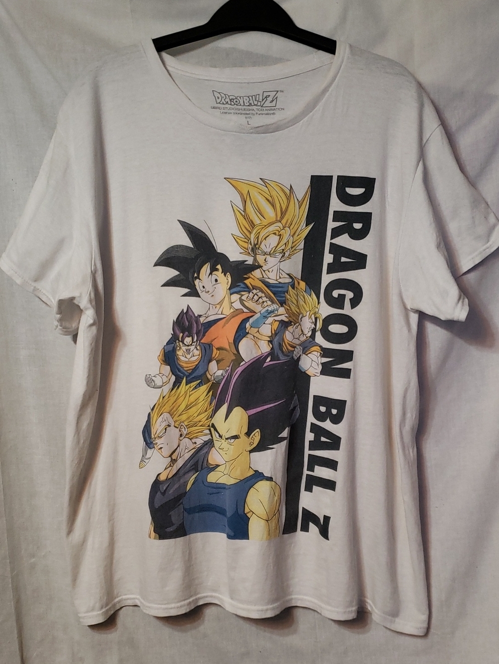 Dragon Ball Z White Short-Sleeve Graphic Tee